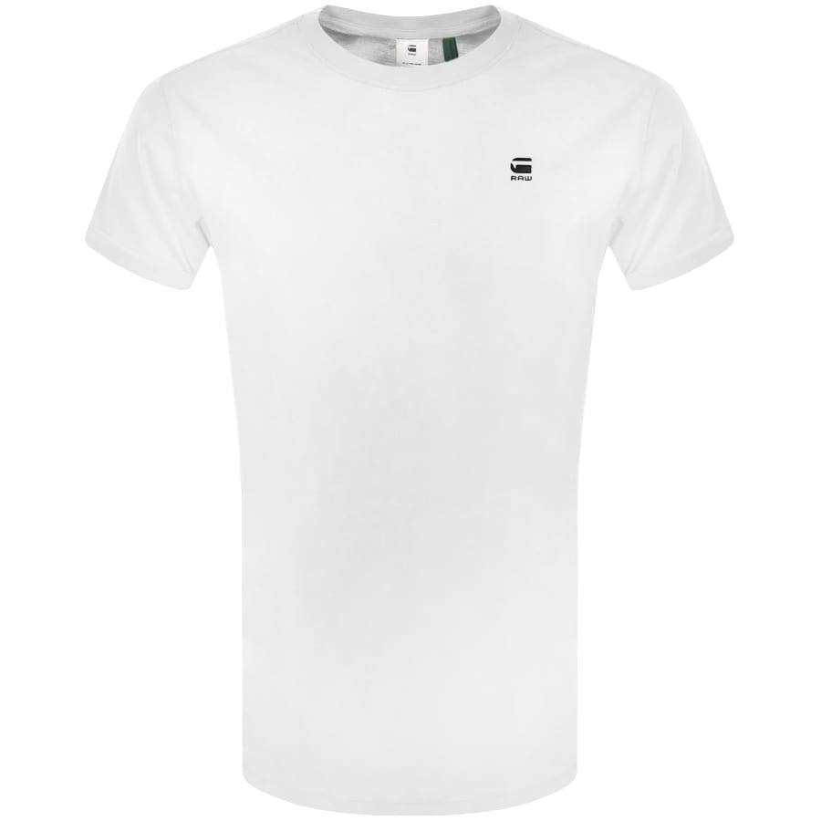 Alternative Image for ProductG Star Raw Lash Logo T Shirt White1